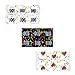 Happy 90th Birthday Party Miniatures Candy Bar Wrapper Stickers - Multi-Colored (Set of 54)