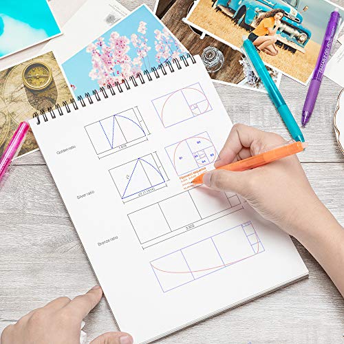 Retractable Erasable Gel Pens Clicker Fine Point, 10 Colors Gel Ink Pen for Writing Planners, Make Mistakes Disappear - Thumbnail 3