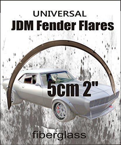 Oleh Pesotskyi 5cm 2" JDM Fender Flares Fiberglass Universal