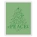 Sizzix 657370 Bigz Die with Bonus Textured Impressions, Christmas Tree #2 by Beth Reames, Multicolor