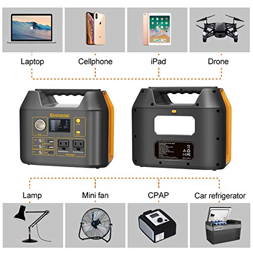 EnginStar Portable Power Station, 300W 298Wh Power Bank with 110V Pure