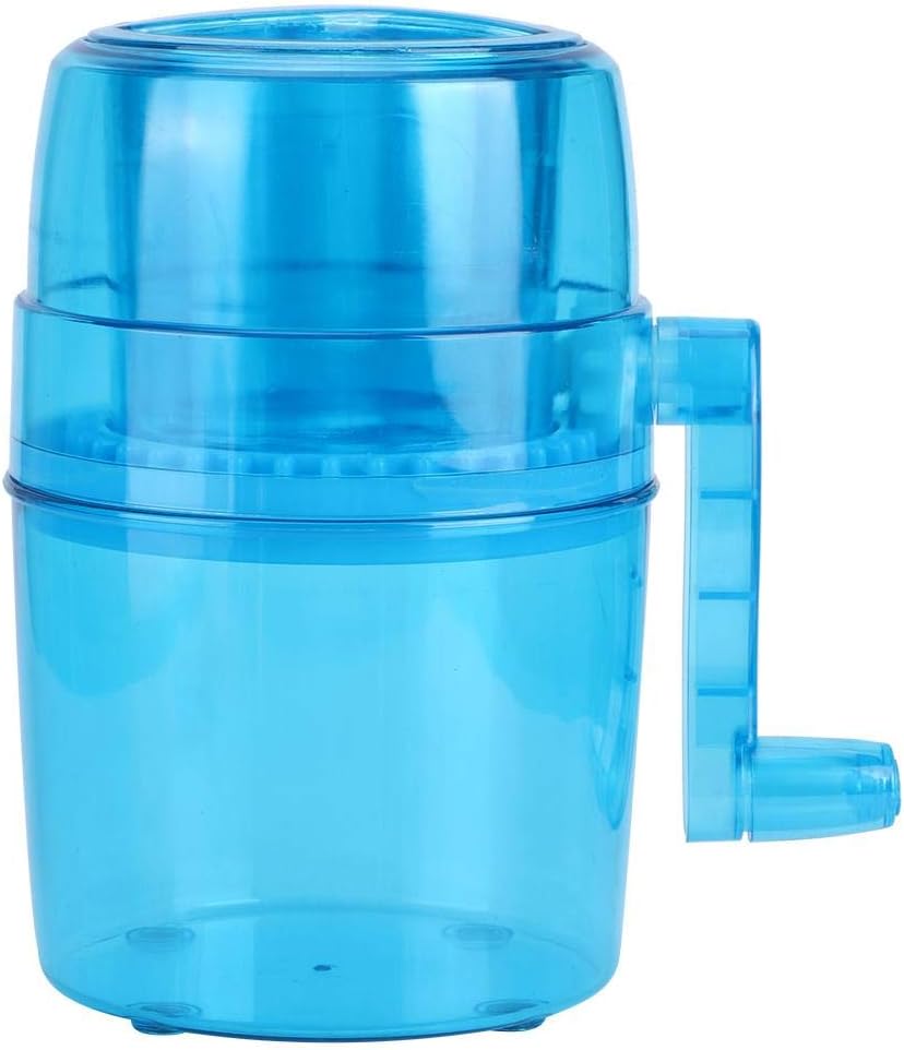 Ice Crusher, Portable Hand Crank Manual Ice Shaver AntiSkid Ice