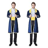 GDreamer Beauty & the Beast Inspired Prince Adam Halloween Adult Boy Custome Cosplay Party S-XL