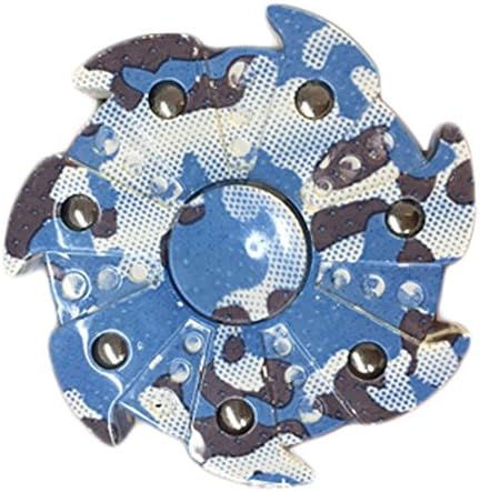 Xinyuanweiye New Fidget Hand Spinner Toy Time Killer for Relieve ADHD Anxiety Reduce Stress EDC Focus Toy (A-Blue)