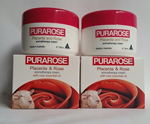 2 x Purarose Placenta &amp; Rose Aromatherapy Cream 100ml Made in Australia