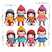 8 Pcs Kawaii Sweater Girls Toys Figurines Playset, Garden Cake Decoration, Cake Topper