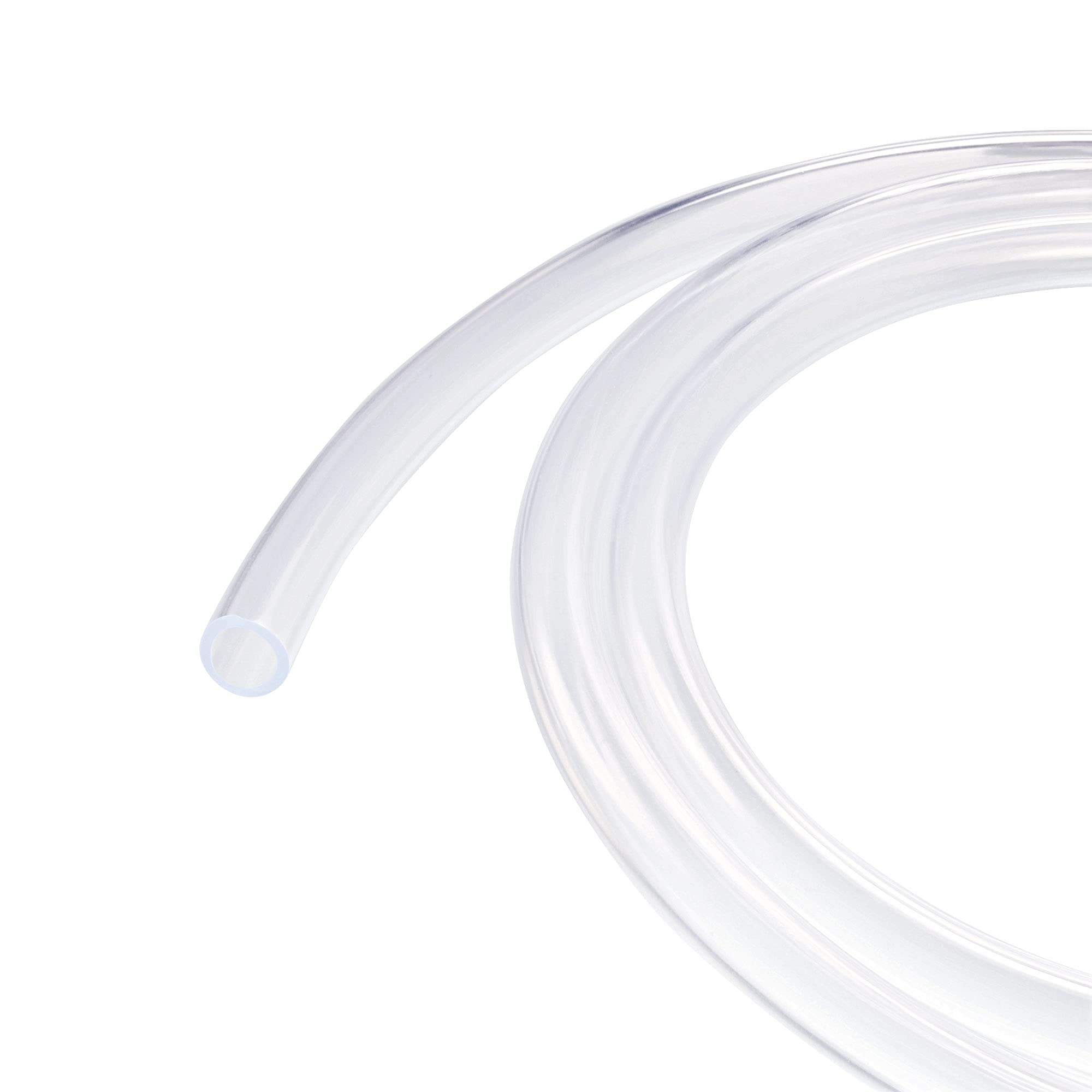 sourcing map PVC Transparent Hose Vinyl Tubing 8mm ID 11mm OD 4m Flexible Lightweight for Water Tube,Air Tube