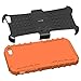Armor Heavy Duty Rugged Dual Layer Hybrid Shockproof Case Protective Cover 5 5S (Orange)