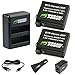 Wasabi Power Battery (2-Pack) and Dual Charger for GoPro HERO4 and GoPro AHDBT-401, AHBBP-401 (with Car and US Plug)