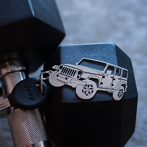 Wrenches & Bones Key Chain for Jeep Enthusiasts Detailed JK/JKU/JL