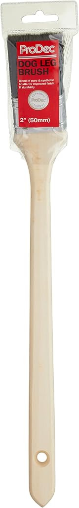 ProDec 2 inch Dogleg Angled Long Reach Handle Paint Brush for Awkward Areas view 2