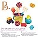 B. toys – Beach Summer Bag Water Playset with Mesh Panel & 11 Funky Sand Toys for Toddlers – Perfect Beach Tote for Kids – Fun Outdoor Water Play 18+ months