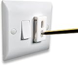 Decoralin 4 Pack Light Switch Cover Guards White Easy Install UK Fit view 4