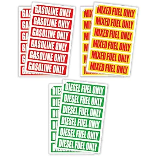 diesel fuel decals