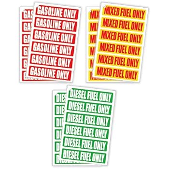 Amazon.com: 9inx2in Diesel Fuel Sticker Vinyl Stickers Signs Decal Sign ...