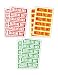 (3 Sets of 12 Decals) DIESEL FUEL ONLY / GASOLINE ONLY / MIXED FUEL ONLY Automotive Decals / Labels / Markers / Weatherproof and Chemical Resistant Stickers primary