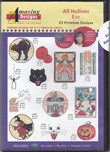 Amazing Designs All Hallows Eve Machine Embroidery Designs
