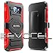 Galaxy S6 Edge Case, Evocel [New Generation] Dual Layer Rugged Holster Case with Kickstand & Belt Clip for Samsung Galaxy S6 Edge SM-G925 (Does NOT fit S6 Edge Plus - S6 Edge only), Red