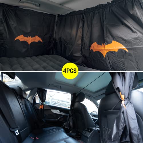 Car curtains4pack，Sunshades ，Camper Privacy Curtains, Car Partition