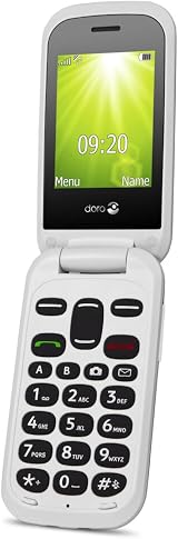 Doro 2404 2G Dual SIM Unlocked Basic Mobile Phone for Seniors Black view 6