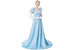 Daphne Regency Women's Blue Lace Dress