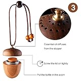 RoyAroma Wooden Acorn Essential Oil Car Diffuser Air Freshener Hang Decoration