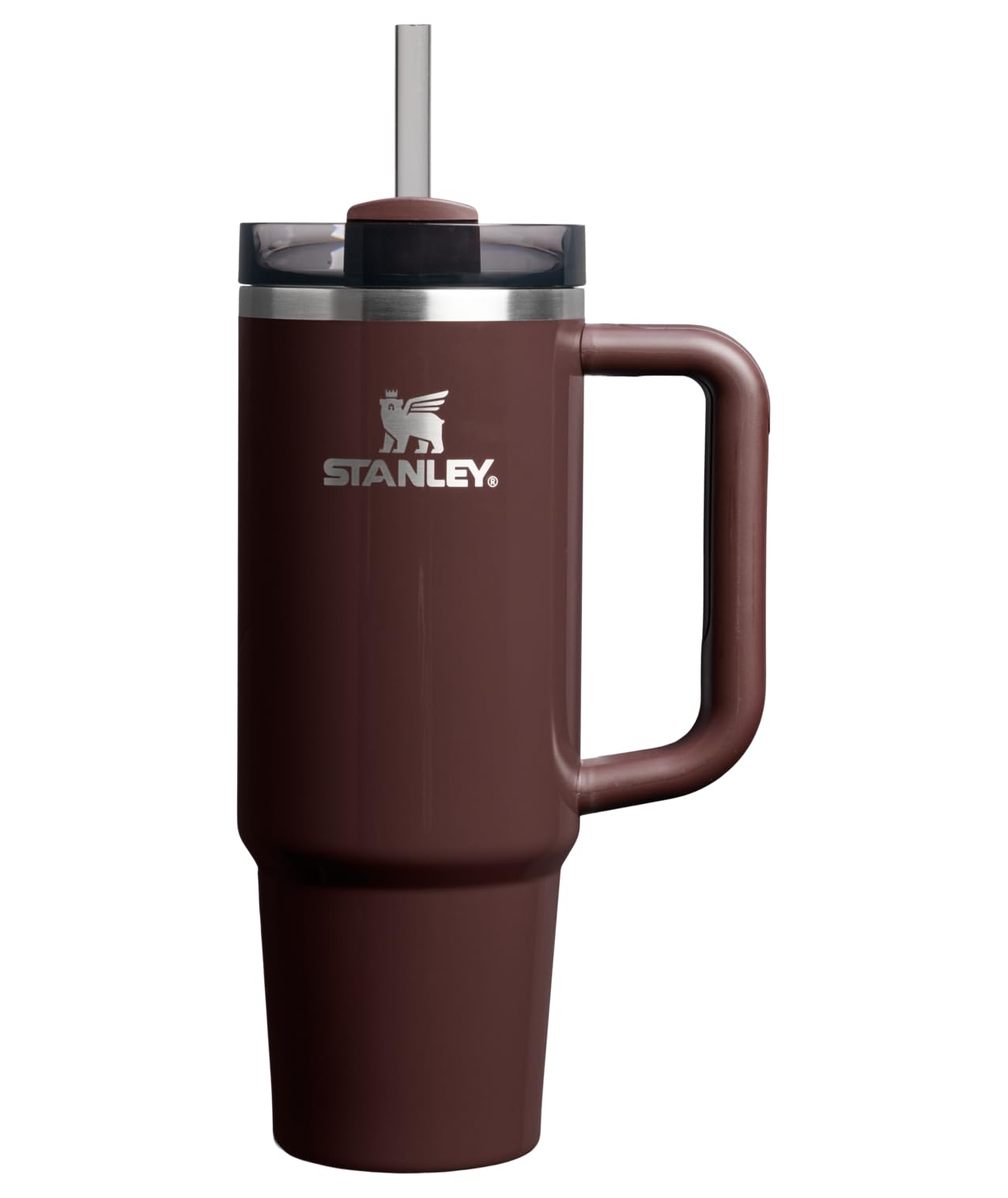 STANLEY Quencher H2.0 Tumbler with Handle and Straw 30 oz | Flowstate 3-Position Lid | Cup Holder Compatible for Travel | Insulated Stainless Steel Cup | BPA-Free | Mahogany Gloss Image