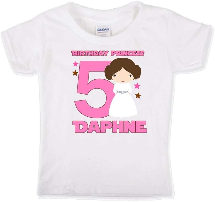 Star Wars Princess Leia Birthday Shirt Girls
