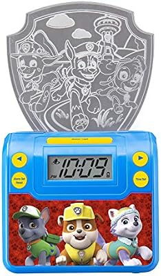 Paw Patrol Digital Alarm Clock With Night Light Alarm Clocks For Kids Bedrooms Usb Charger Led Light Show Animations Battery Backup Nightlight Snooze Wake To Buzzer Buy Online At Best Price In