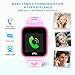 [2020 Updated]4G Kids Smartwatch with GPS Tracker, Touch Screen Boys Girls Watch Phone Waterproof with Remote Monitoring/SOS/Game/Pedometer/FaceTalk/2-way Call, Kids Christmas Birthday Gift Toys(Pink)