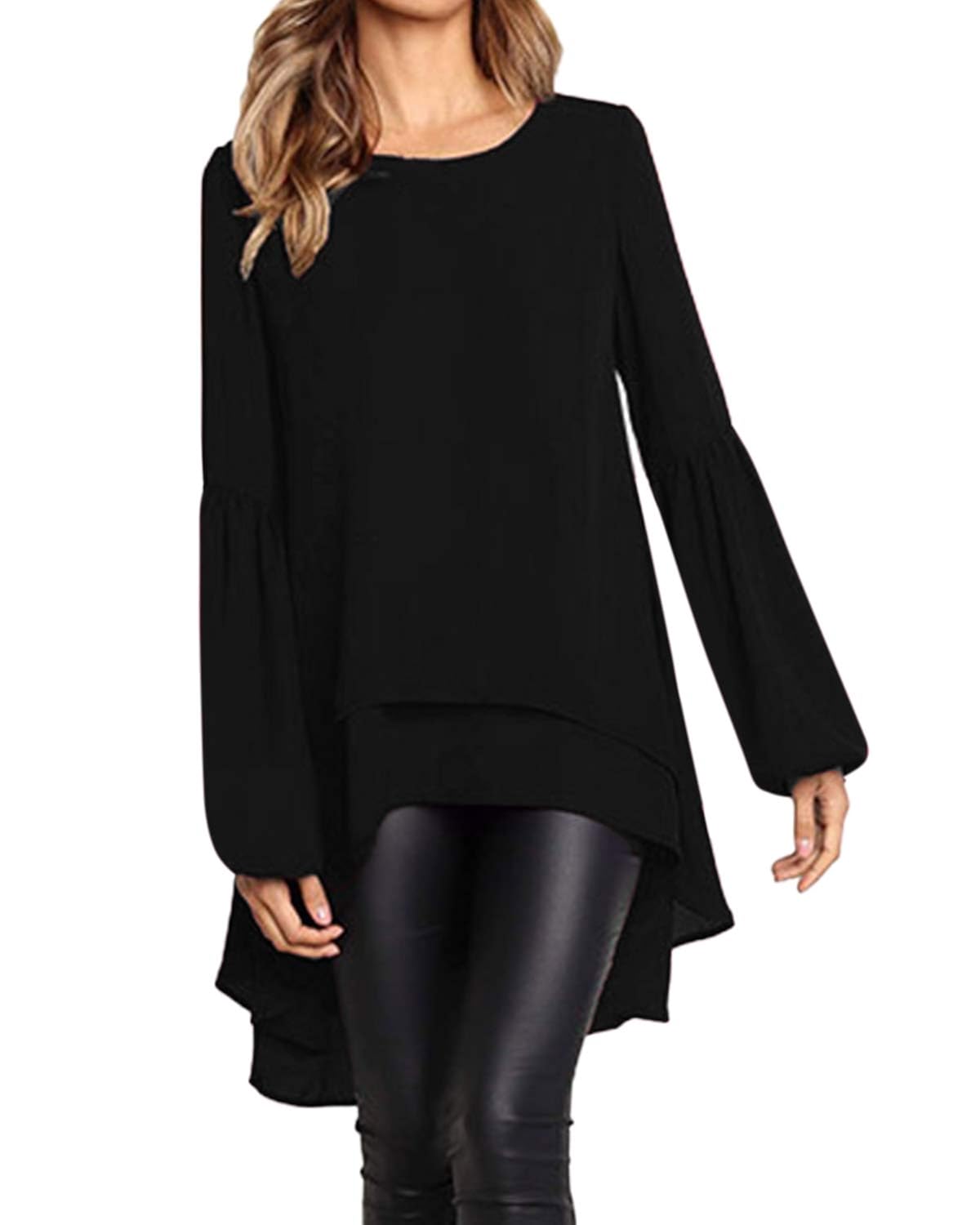 amazon high low blouses