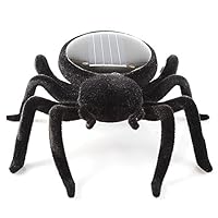 Solar Powered Robot Toy,Wenjuan Educational Smallest Solar Powered Toy Gadget Gift Collected As Racer Insect Pet Model Move Around Under Sunlight Without Any Batteries (Spider)