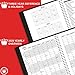 Planner - Weekly Monthly Planner, Flexible Hardcover, Strong Twin - Wire Binding, 6.3'' x 3.8''