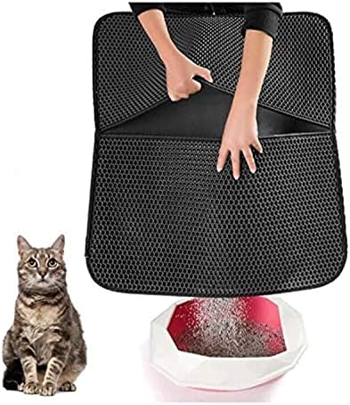 Mumoo Bear Cat Litter Pad Double-Layer Cat Litter Mat Trapper Pad