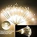 Aimego LED Fairy Lights, 8 Modes Dimmable 198 LED String Lights, Battery Powered Remote Control with Timer, Hanging Starburst Lights, Waterproof Starry Lights(Warm White)