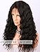 Chantiche 360 Lace Wig with Baby Hair, 360 Lace Frontal Wig Pre Plucked Brazilian Curly Human Hair Wigs for Black Women Natural Brown 18inches