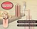 Juvale Soap Dispenser Pump Bottle - Hammered Copper Plated Liquid Soap and Lotion Dispenser for Kitchen and Bathroom, 12 Fluid Ounces