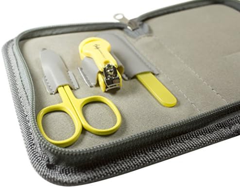 Baby Nail file CZECH Glass, Soft Touch Grip Safety Round Tip Nail Scissor, Safety Nail clipper Premium Set, Nails,Manicure,Pedicure Nail care,Newborn,Infant GREAT GIFT!
