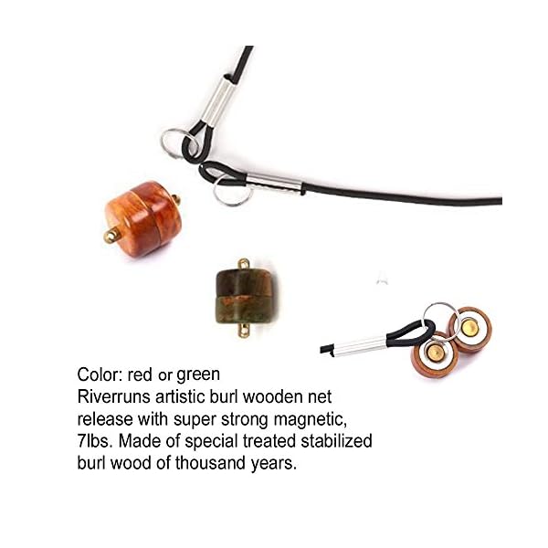 Riverruns-Artistic-Burl-Super-Fishing-Net-Release-Strong-Magnetic-Wood-Net-Release-Fly-Fishing-Net-Release-Top-Quality