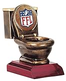 Fantasy Football FFL Toilet Bowl Trophy / Losers Award