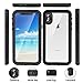 iPhone X Waterproof Case, POPULUS Ultra Slim Full Body Protective Case Cover with Built-in Screen Protector Dirtproof/Snowproof/Shockproof/Waterproof Case for iPhone X/10 (5.8 Inch)