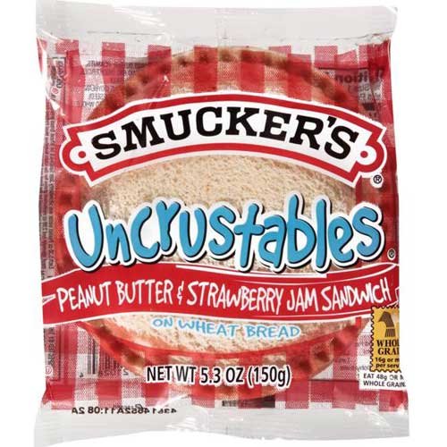 Smucker's Uncrustables Peanut Butter and Grape Jelly Wheat