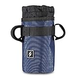 Candora Bike Handlebar Stem Bag Food Snack Storage, Water Bottle Holder Bikepacking, Bicycle Touring, Commuting