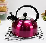 Stainless Steel Tea Kettle - Hot Pink