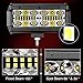 Teochew-LED 2Pcs 160W 7 Inch LED Pods Light Bar Off Roa LED Driving Lamp Fog Lights Spot Flood Combo Lights LED Pod Lights for Truck Jeep SUV ATV UTV 4x4