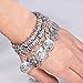 Lowpricenice(TM)Hot Turkish Jewelry Bohemian Ethnic Vintage Silver Coin Bracelet Anklet
