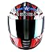 WOW Motorcycle Full Face Helmet Street Bike BMX MX Youth Kids Shark Red,M (51-52 CM,19.7/20.3 Inch);