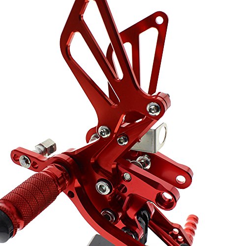 image for FXCNC Racing Motorcycle Rearset Foot Pegs Rear Set Footrests Fully Adj