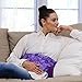 Hot Pockets Microwaveable Hot & Cold Heating Pad for Lower Back & Andomen – Natural Rice Pack with Strap Handle, Reusable & Washable for Comfort & Relaxation - Purple Flowers