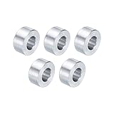 uxcell 5pcs Aluminum Spacer 3/8" Bore x 3/4" OD x